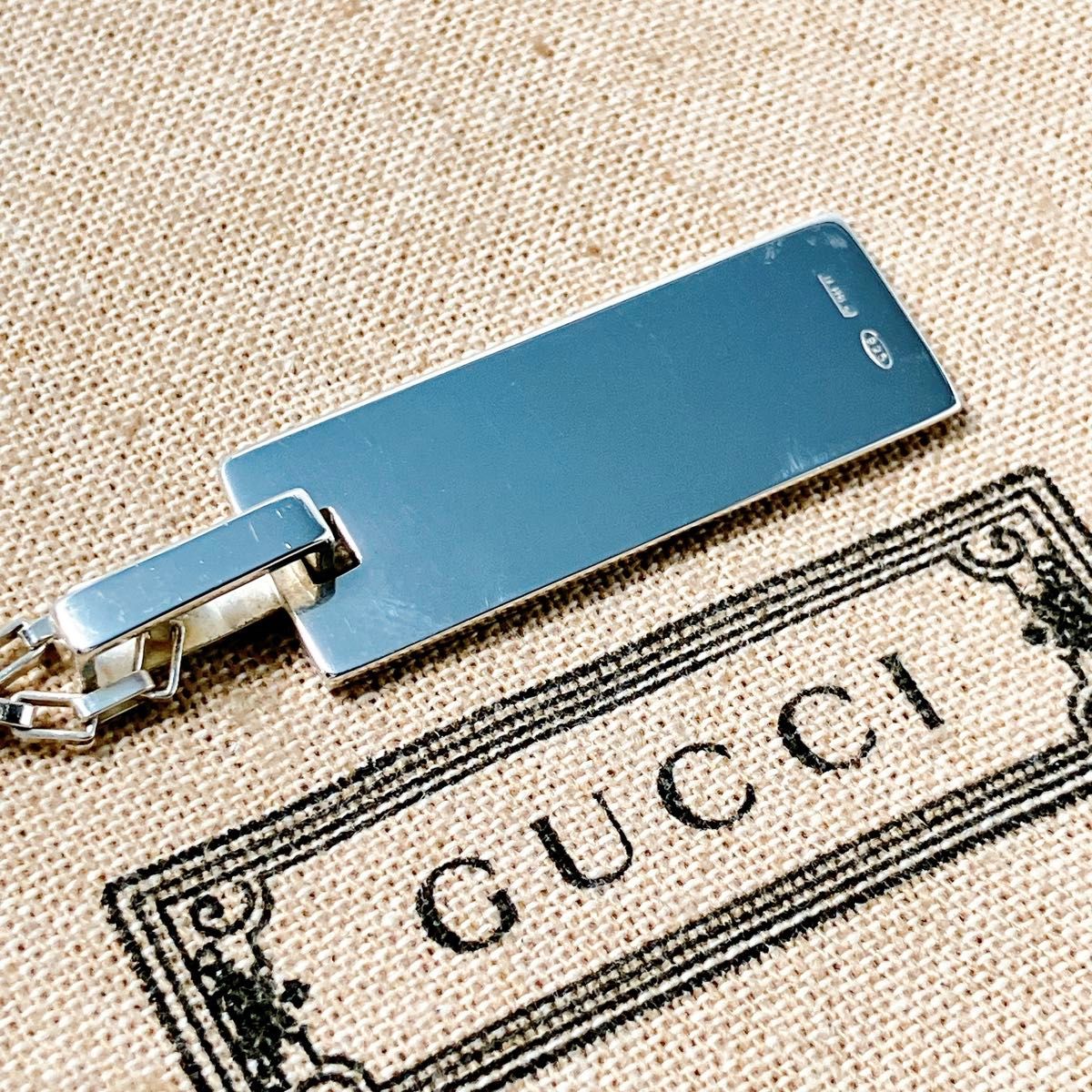 【洗浄済】グッチ GUCCI 925 ネックレス シルバー レディース OT17  ペンダント アクセサリー レディース メンズ