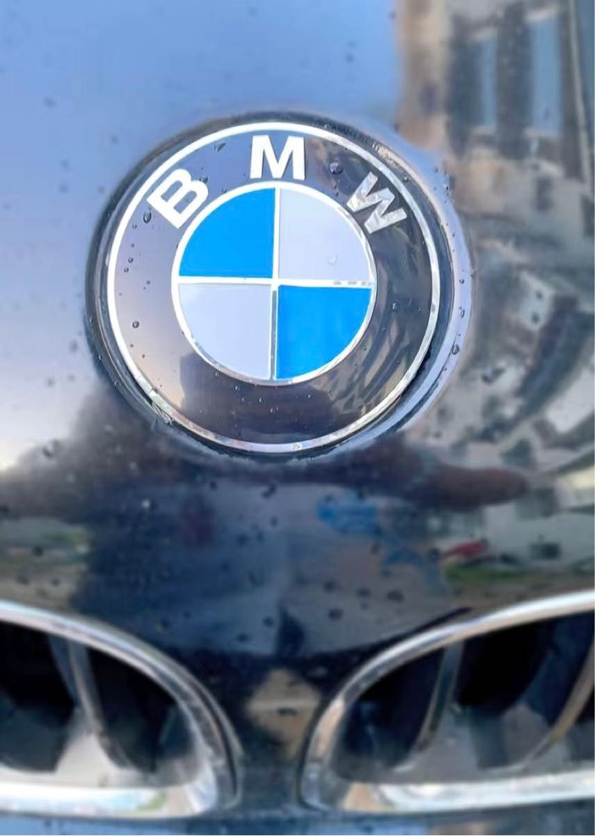 BMW ボンネットエンブレム　マスコット　82mm 青白