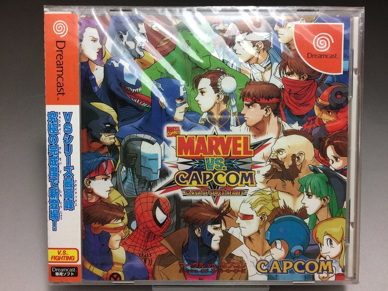 [ new goods unopened ]DC Dreamcast game soft marble VS Capcom crash ob super hero z/ MARVEL VS. CAPCOM *27