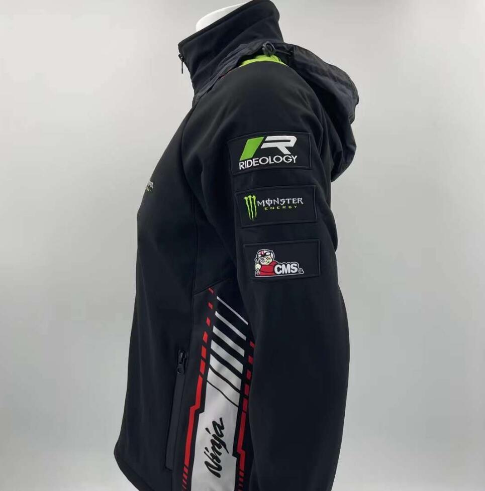 新品 kawasaki MoToGP ワッペン多数 ツーリング ジャケット_画像4