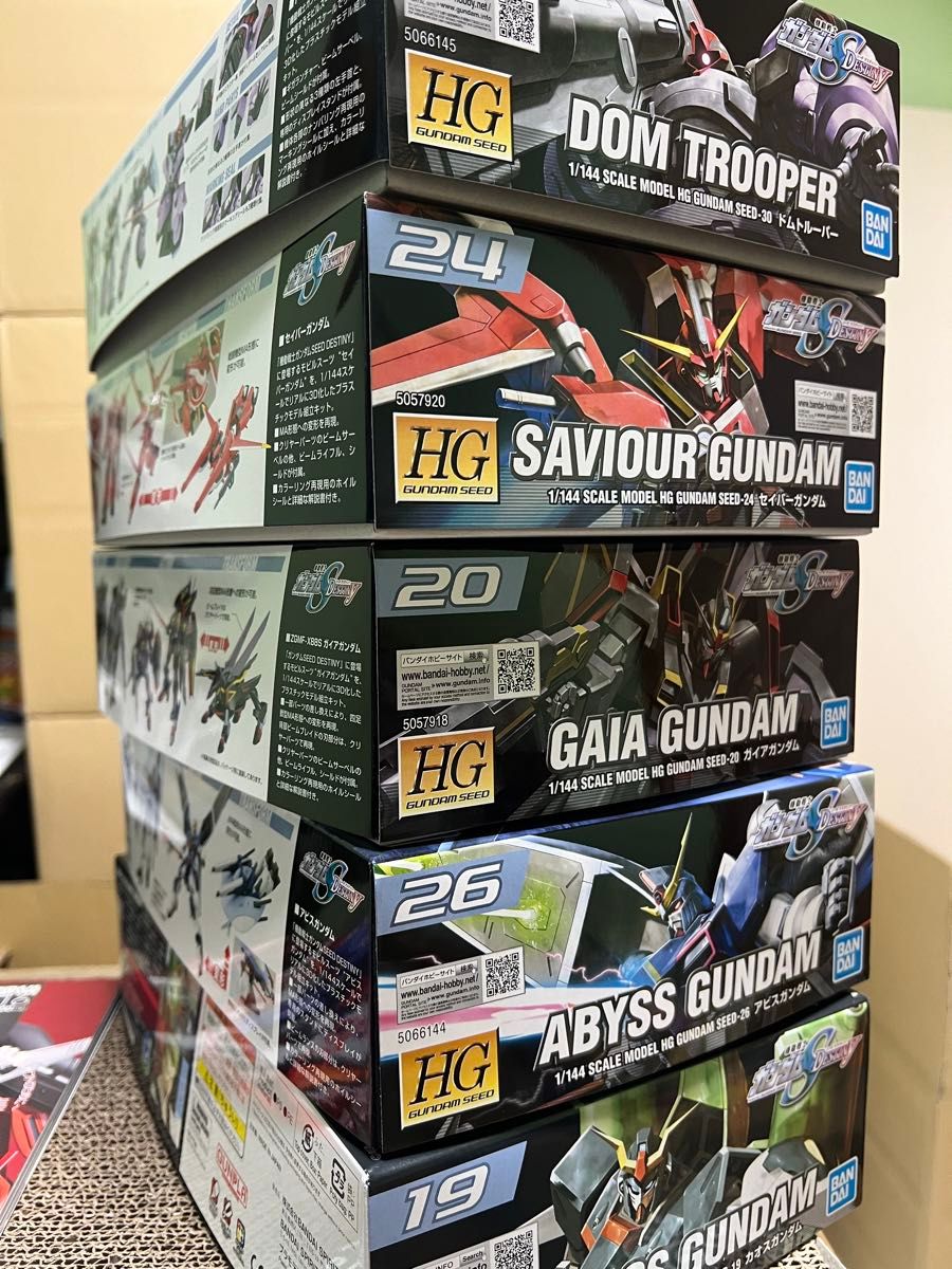 HG ガイアガンダム アビスガンダム カオスガンダム ガンプラ 3個 HG ガイアガンダム アビスガンダム カオスガンダム ガンプラ 3個