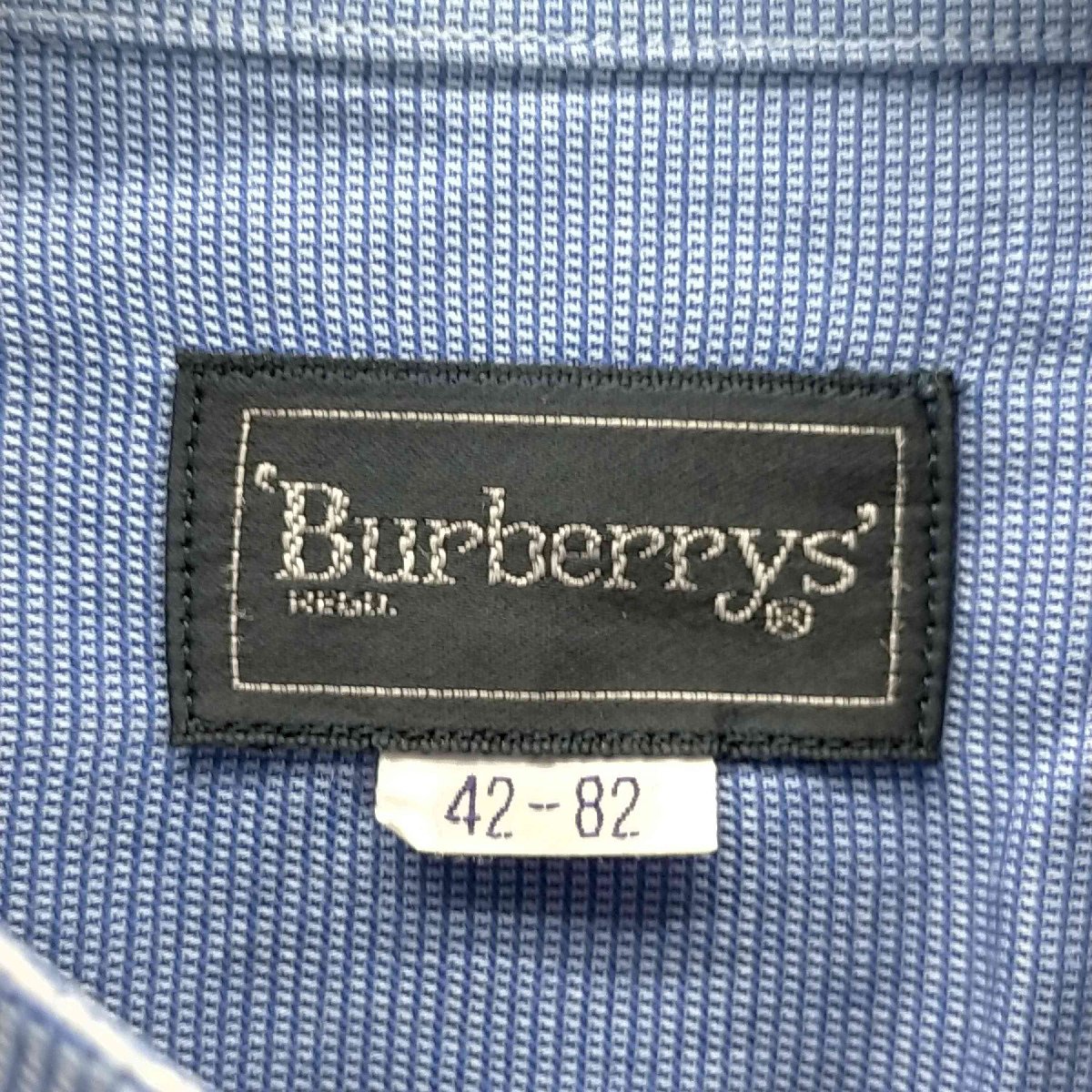 BURBERRYS(バーバリーズ) L/S バンドカラーシャツ メンズ 42-82 中古 古着 0308_画像6