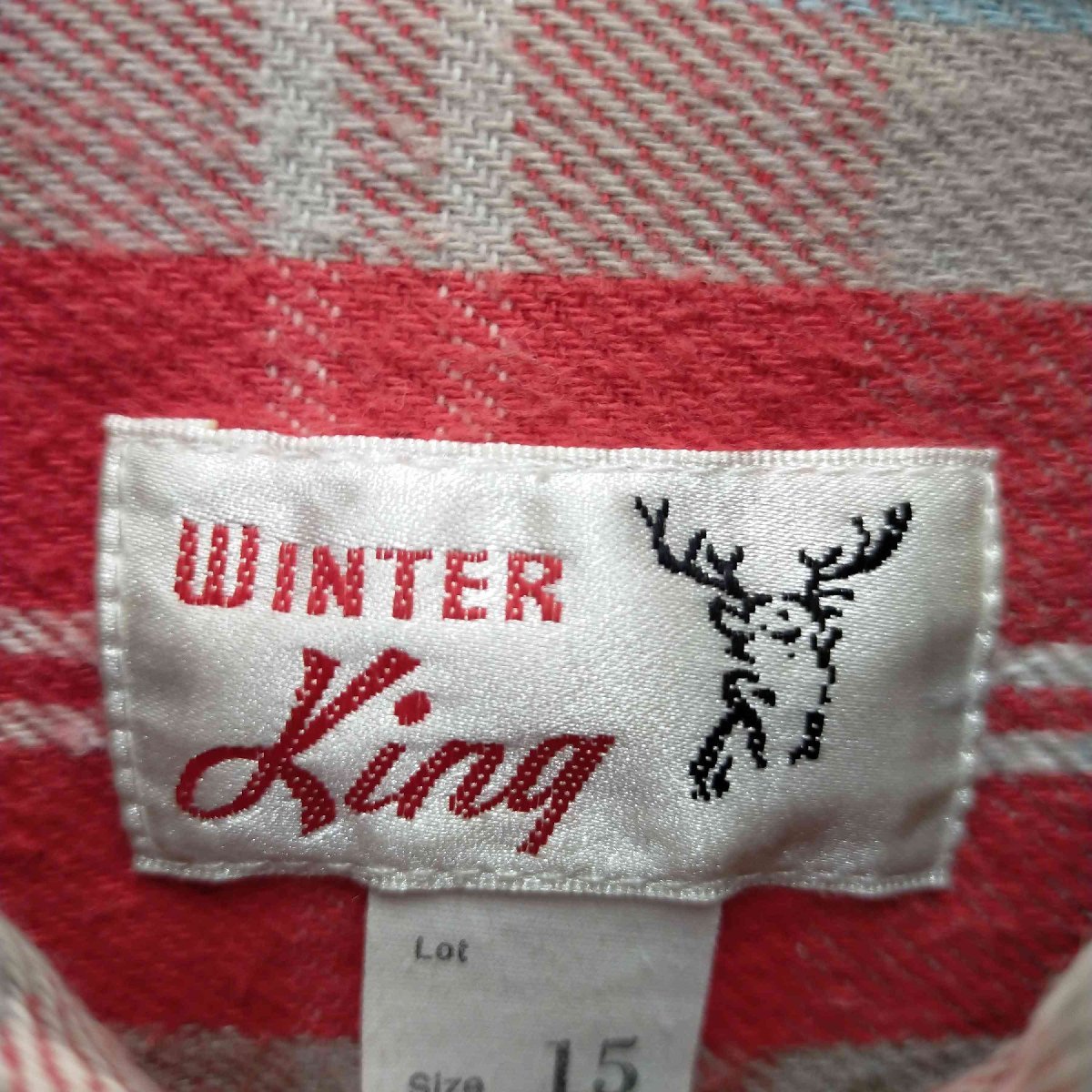 WINTER KING(ウィンターキング) ネルシャツ メンズ 15 中古 古着 0947_画像6