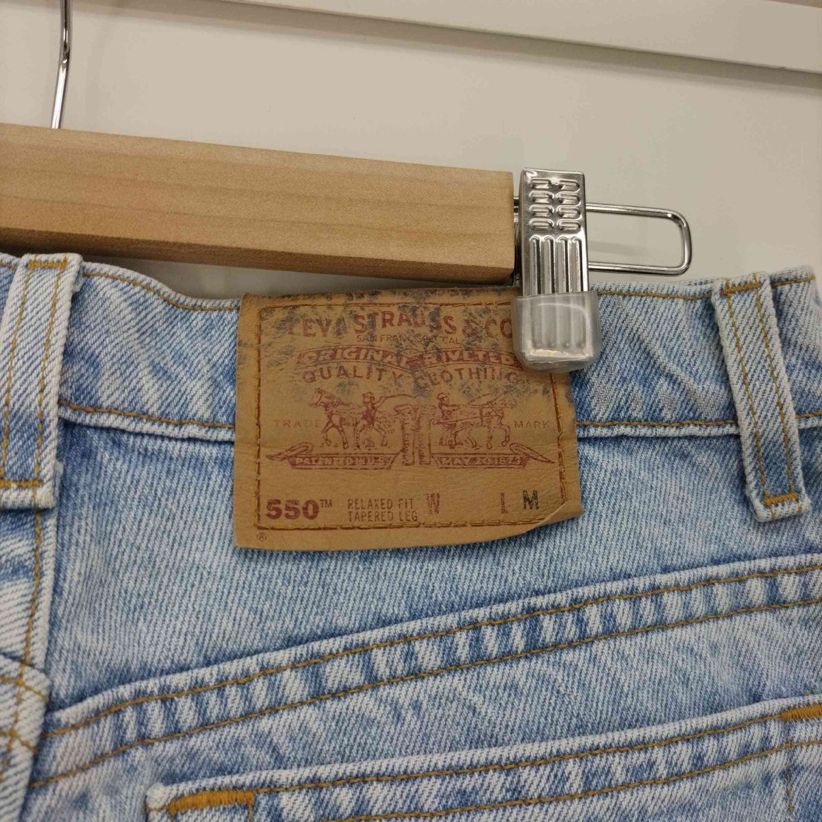 Levis(リーバイス) 90S 550 RELAXED FIT TAPERED リラックスフィット ジッ 中古 古着 0846_画像3