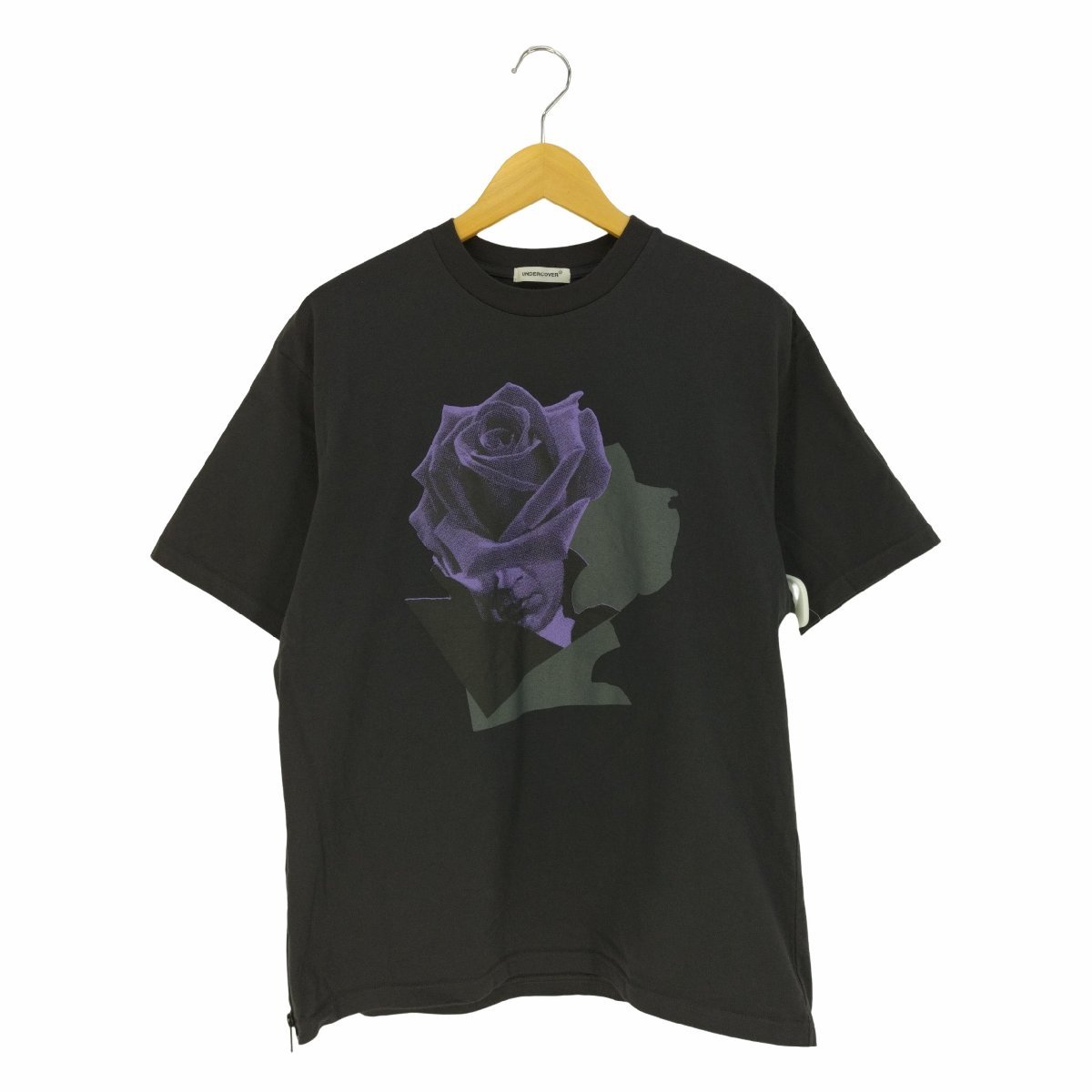 UNDERCOVER(アンダーカバー) ZIP TEE ROSE COLLAGE サイドジップ グラフィッ 中古 古着 1002_画像1