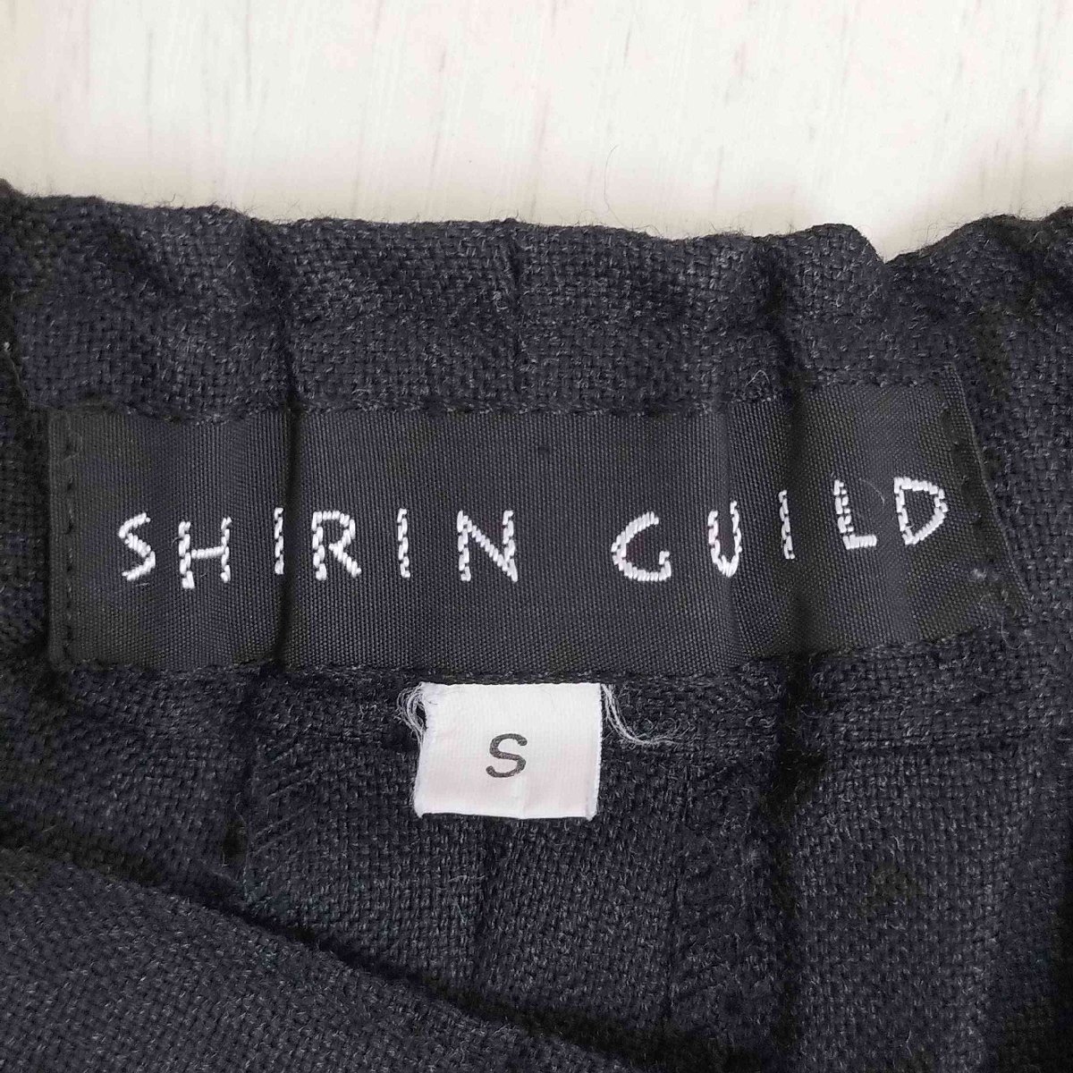 SHIRIN GUILD(シリンギルド) ウール 袴アシンメトリー プリーツワイドパンツ メンズ S 中古 古着 0148_画像6