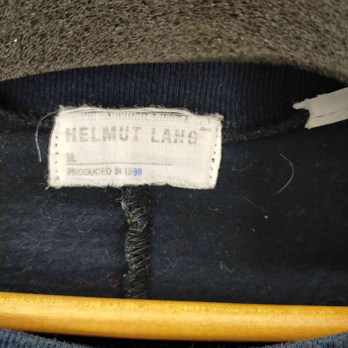 HELMUT LANG(ヘルムートラング) 90S 本人期 切替カットソー メンズ import：M 中古 古着 0144_画像6