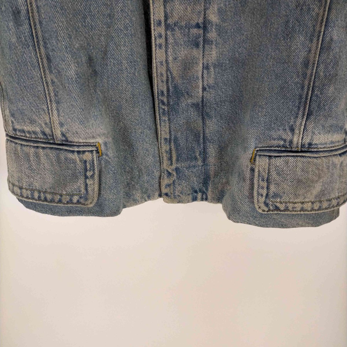 Maison Margiela(メゾンマルジェラ) 16SS 比翼デニムベスト メンズ 46 中古 古着 0212_画像5