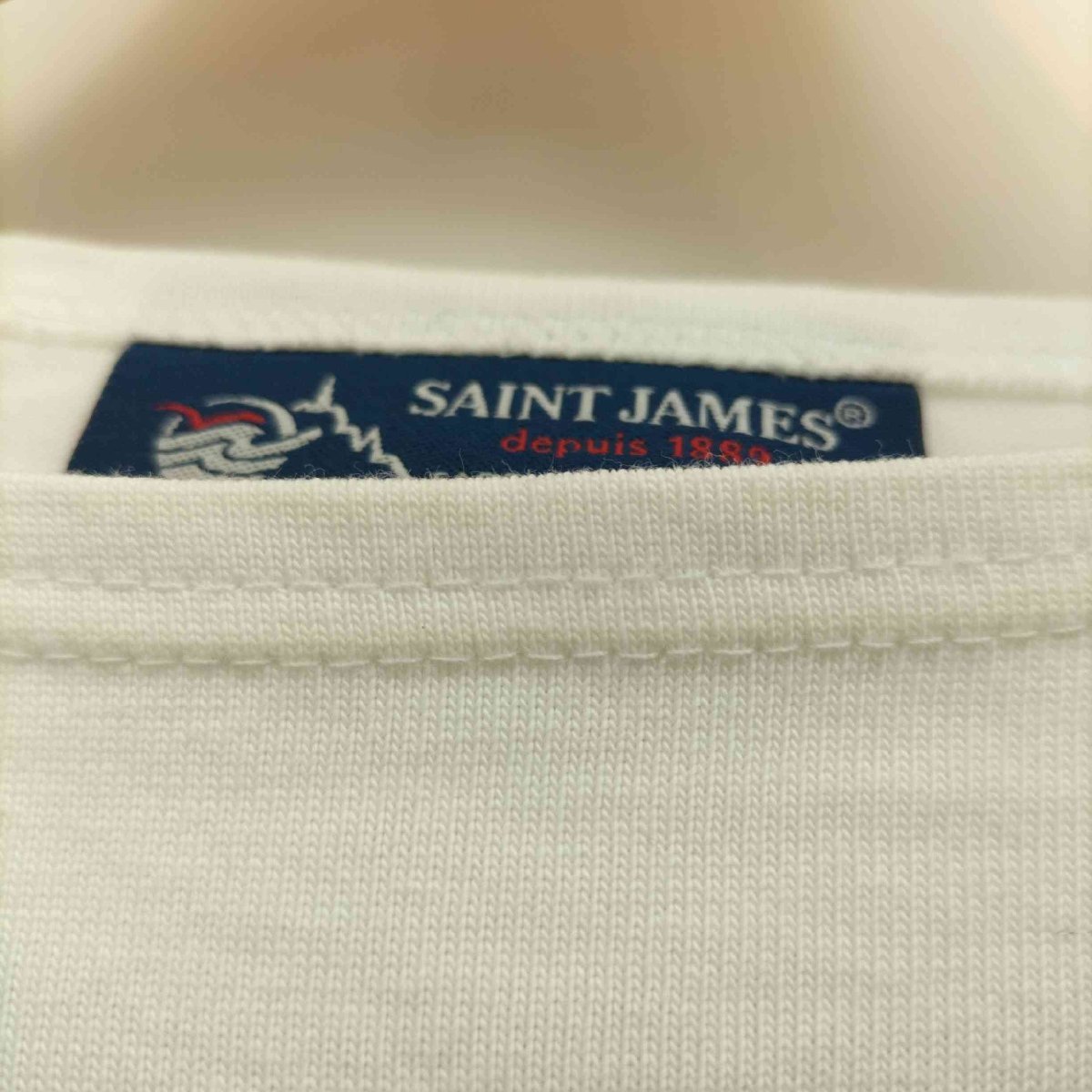 SAINT JAMES(セントジェームス) ボーダーロングTシャツ クルーネックロングスリーブ レディース 中古 古着 0706_画像3