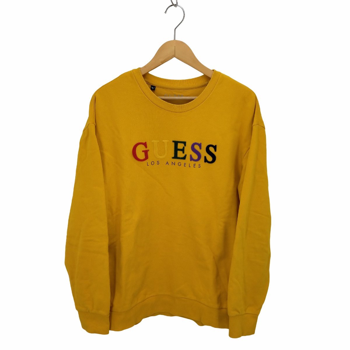 GUESS(ゲス) JED FLEECE CREW SWEAT メンズ import：XL 中古 古着 0743_画像1