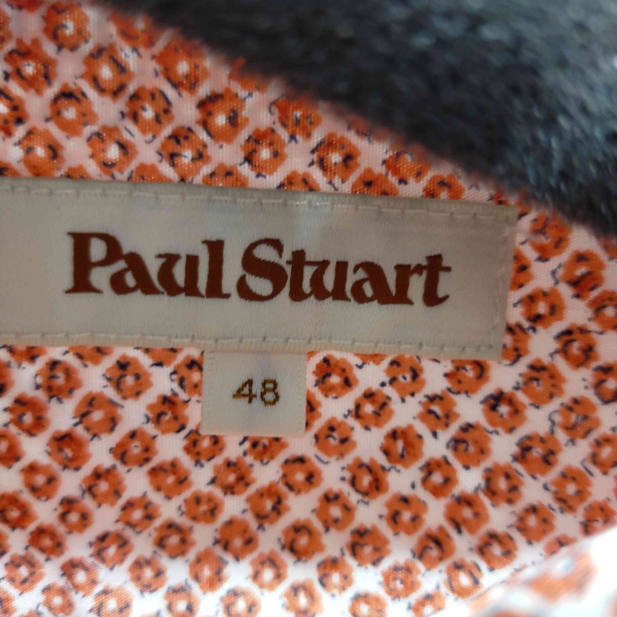 Paul Stuart(ポールスチュアート) 小花柄長袖シャツ メンズ 48 中古 古着 0208_画像6