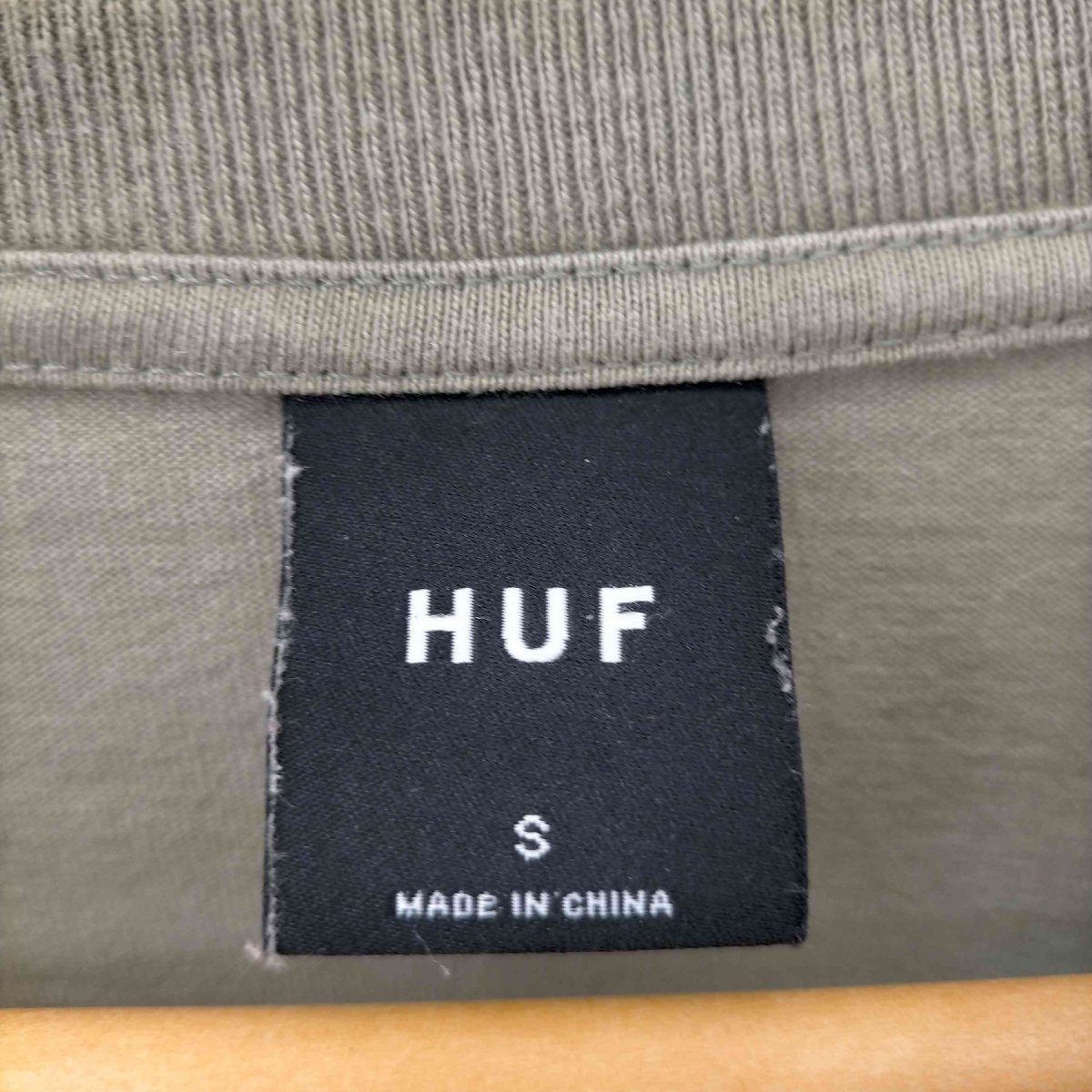 HUF(ハフ) 22AW SCRIPT POCKET LS TEE メンズ JPN：S 中古 古着 0610_画像6