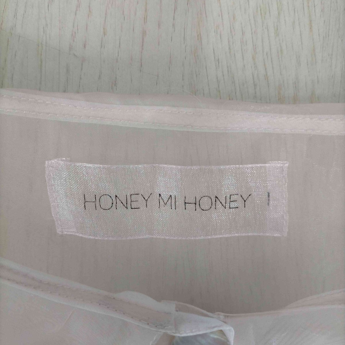 Honey mi Honey(ハニーミーハニー) ORGANDY COAT レディース 表記無 中古 古着 0624_画像6