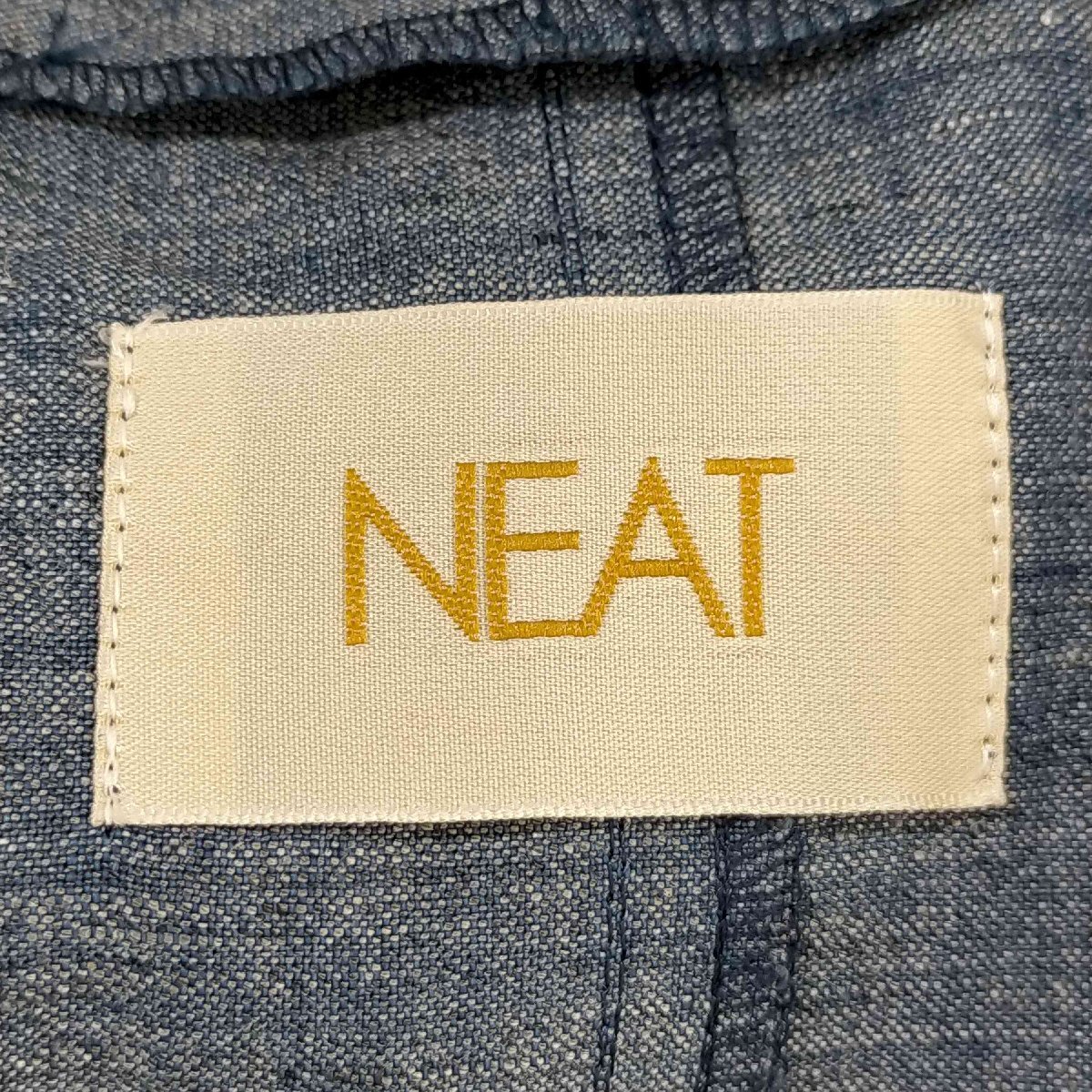 NEAT(ニート) 19SS LINEN CHAMBRAY OVERALL メンズ JPN：M 中古 古着 0709の画像6