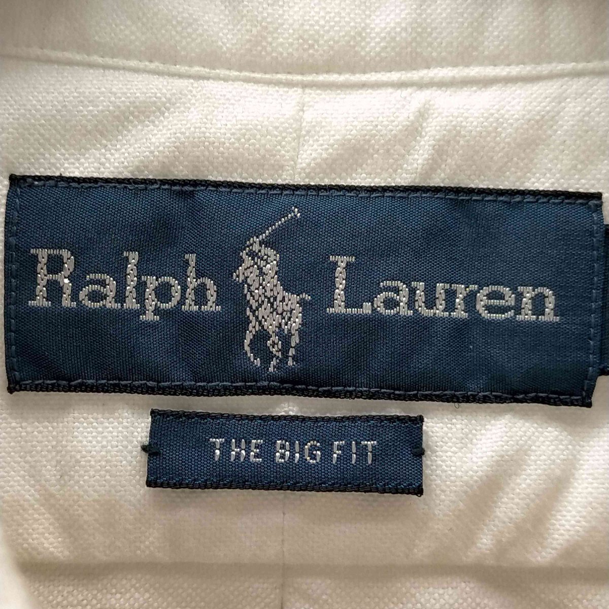 RALPH LAUREN(ラルフローレン) L/S THE BIG FIT 裾ポニーBDシャツ メンズ J 中古 古着 0703_画像6
