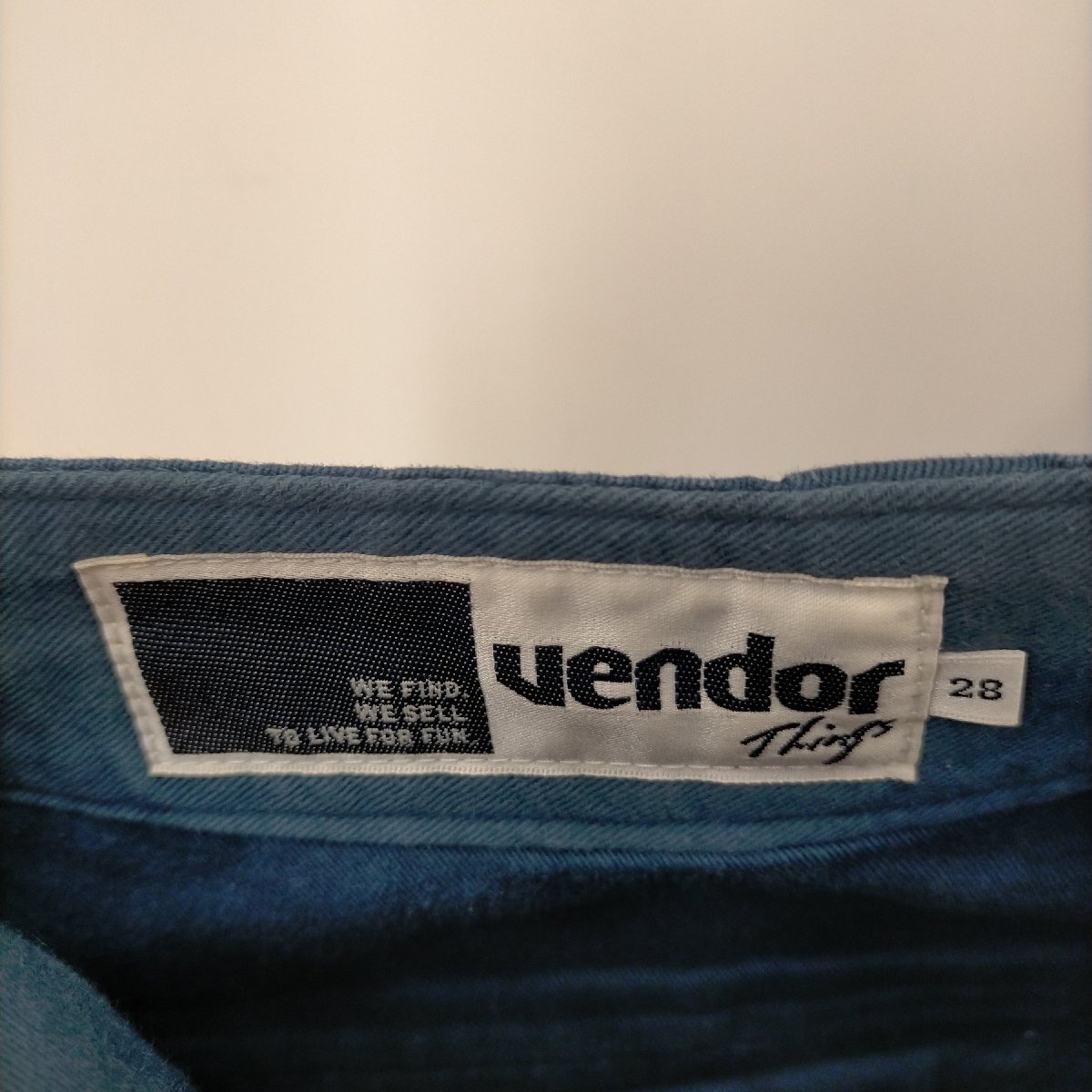 vendor Things(-) ノータックストレートチノパンツ メンズ 28 中古 古着 0757_画像6