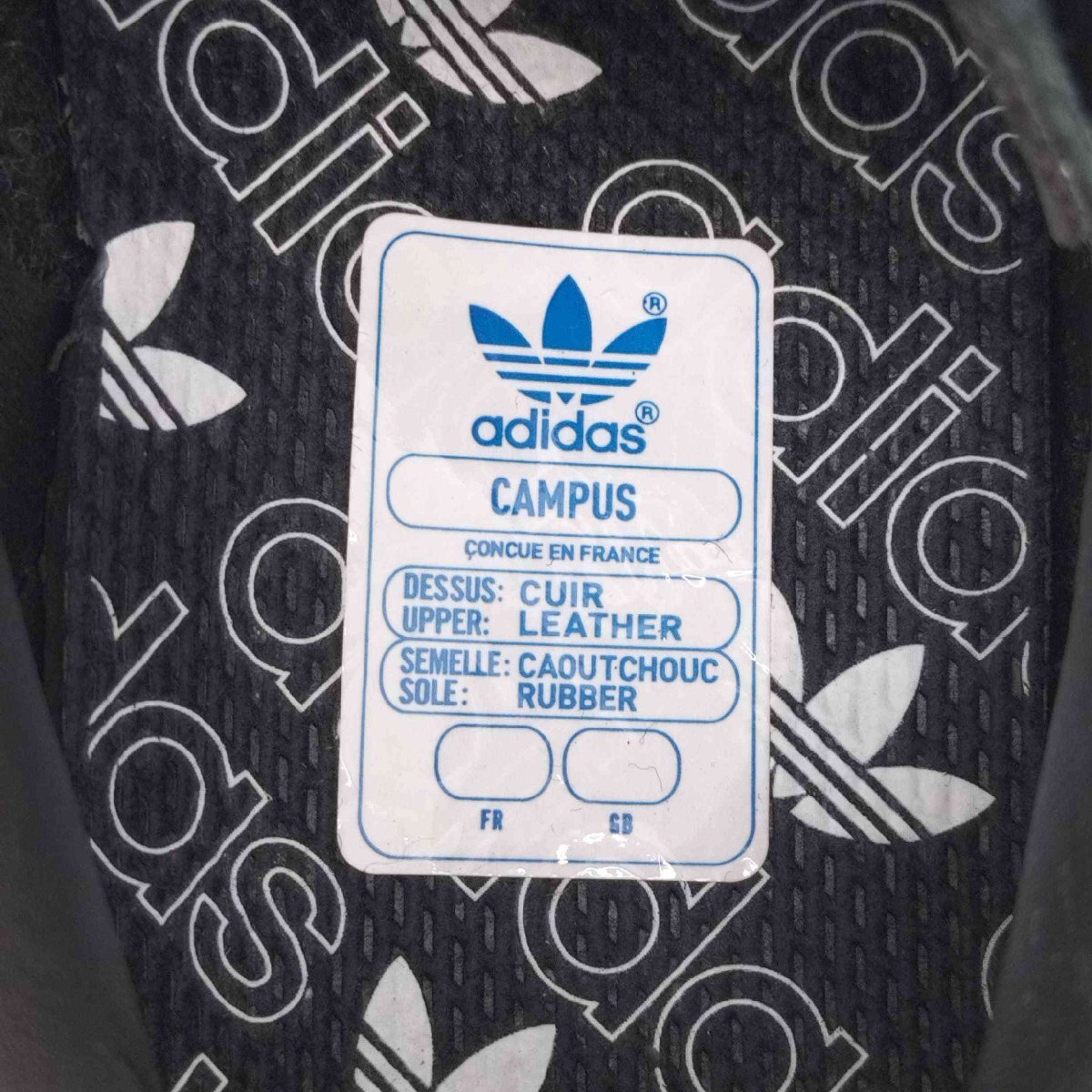 adidas(アディダス) CAMPUS80S レオパード ローカットスニーカー レディース JPN：2 中古 古着 0332_画像6