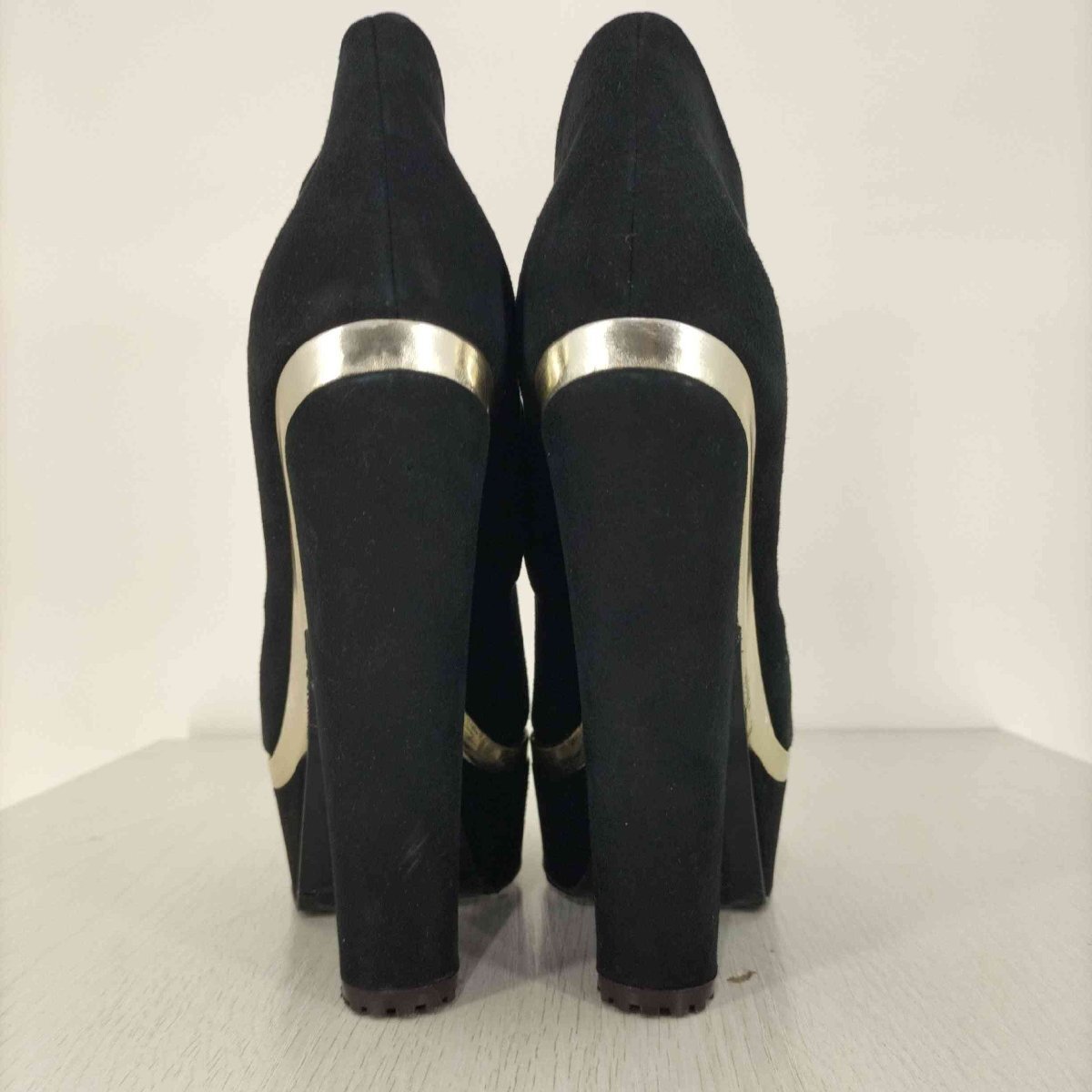 GIUSEPPE ZANOTTI DESIGN(ジュゼッペザノッティデザイン) 厚底 サイドジップ スエー 中古 古着 0248_画像3