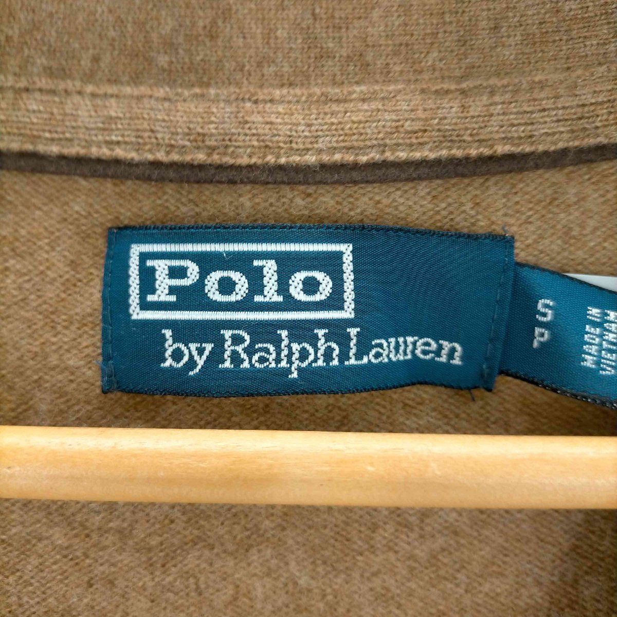 Polo by RALPH LAUREN(ポロバイラルフローレン) ウール Vネック カーディガン メンズ 中古 古着 0609_画像6