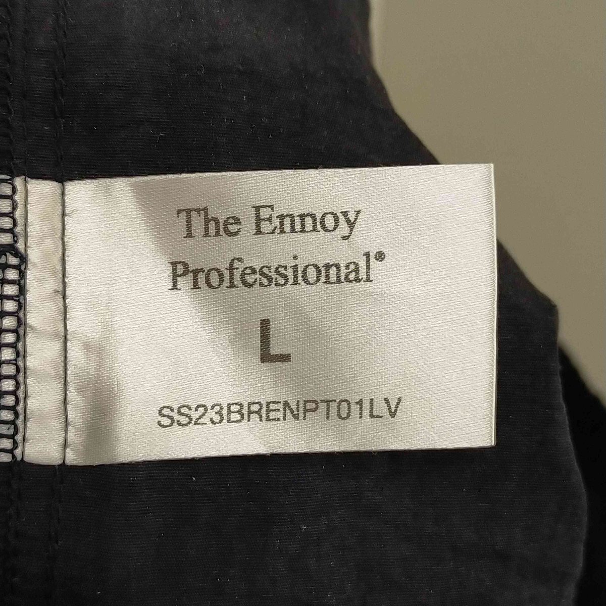 The Ennoy Professional(ザ エンノイ プロフェッショナル) ロゴ刺繍ナイロンイージー 中古 古着 1022_画像4