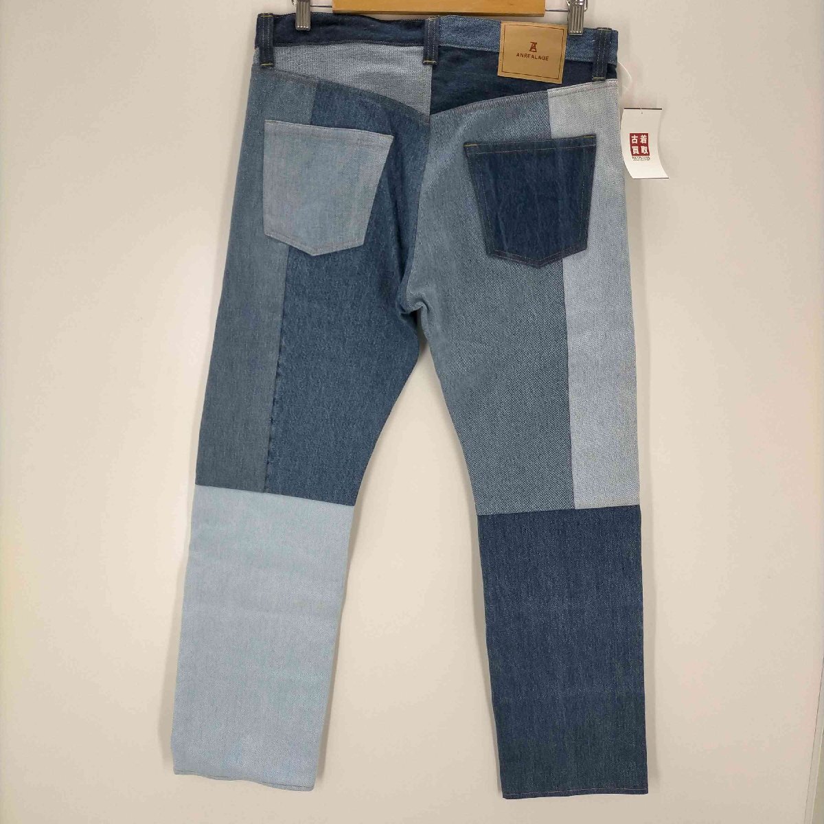 ANREALAGE(アンリアレイジ) 22SSDENIM PANEL PATCHWORK PANTS 4 中古 古着 1009_画像2