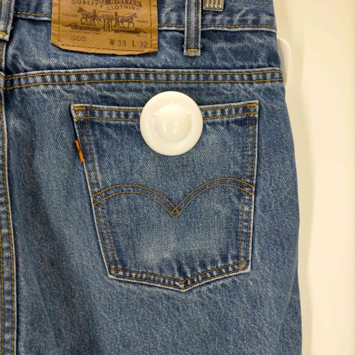 Levis(リーバイス) 80S 505 ボタン裏328刻印 オレンジタブ デニムパンツ メンズ 33/ 中古 古着 0545_画像5