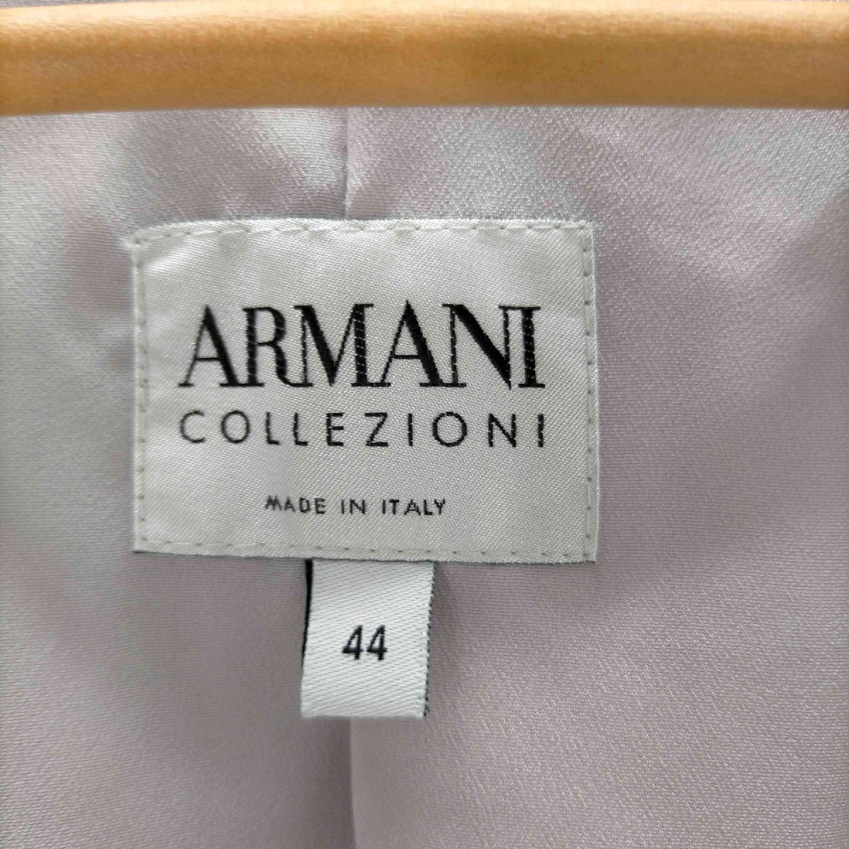 ARMANI COLLEZIONI(アルマーニコレツィオーニ) ノーカラージャケット レディース EUR： 中古 古着 0209_画像6