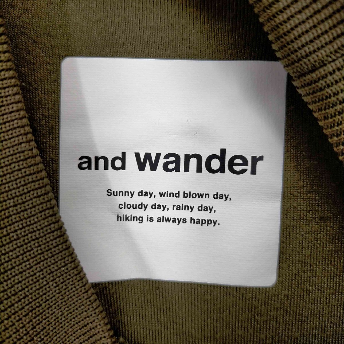 and wander(アンドワンダー) fleece base high neck T レディース 00 中古 古着 0926_画像6