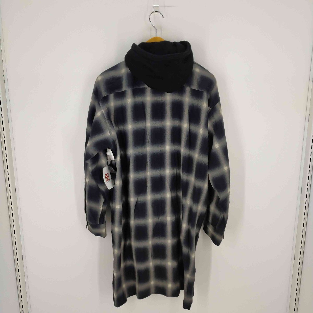 MIHARA YASUHIRO(ミハラヤスヒロ) HOODED FLANNEL BIGSHIRTS フェイ 中古 古着 0247_画像2