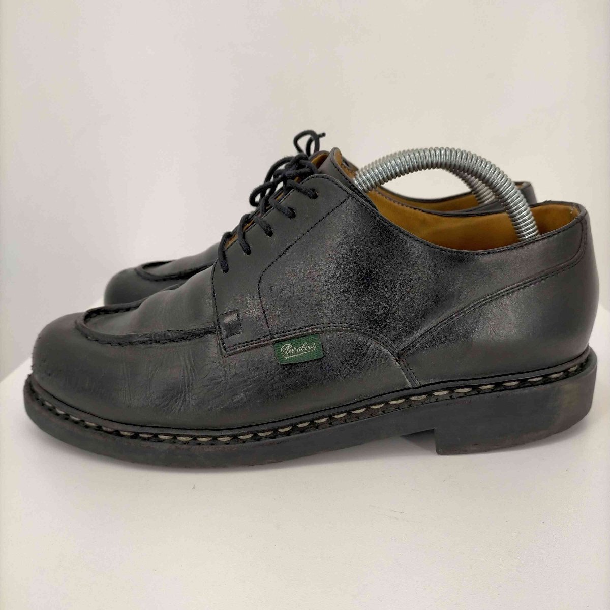 Paraboot(パラブーツ) CHAMBORD プレーントゥ レザーシューズ メンズ UK：7 中古 古着 0248_画像2