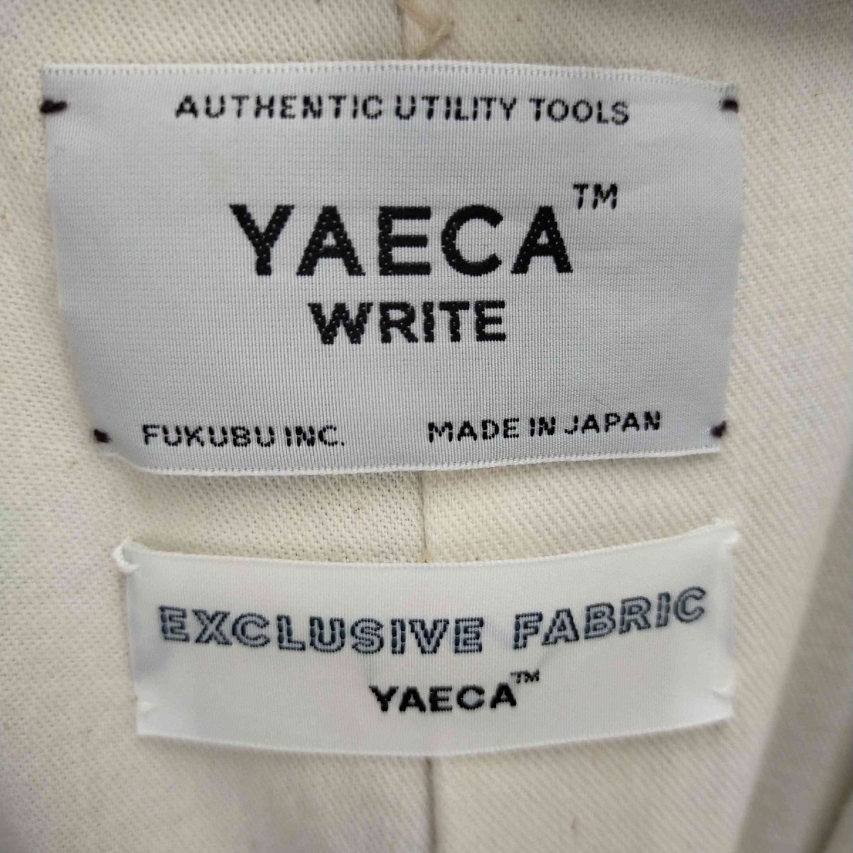 YAECA WRITE(ヤエカ ライト) ワークカシュクール ラップコート レディース JPN：S 中古 古着 0451_画像6