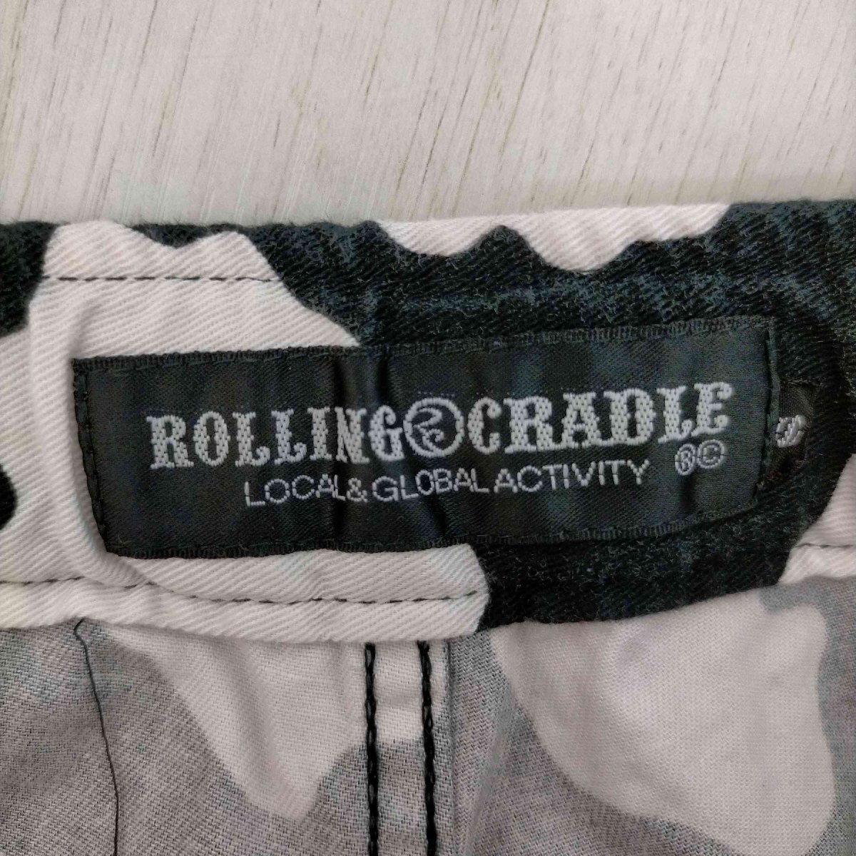 Rolling Cradle(ローリングクレイドル) 総柄イージーパンツ メンズ JPN：S 中古 古着 0751_画像6