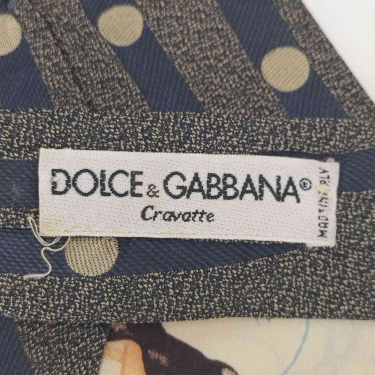 DOLCE&GABBANA Cravatte(ドルチェアンドガッバーナクラバット) ヴィンテージ スト 中古 古着 1024_画像6