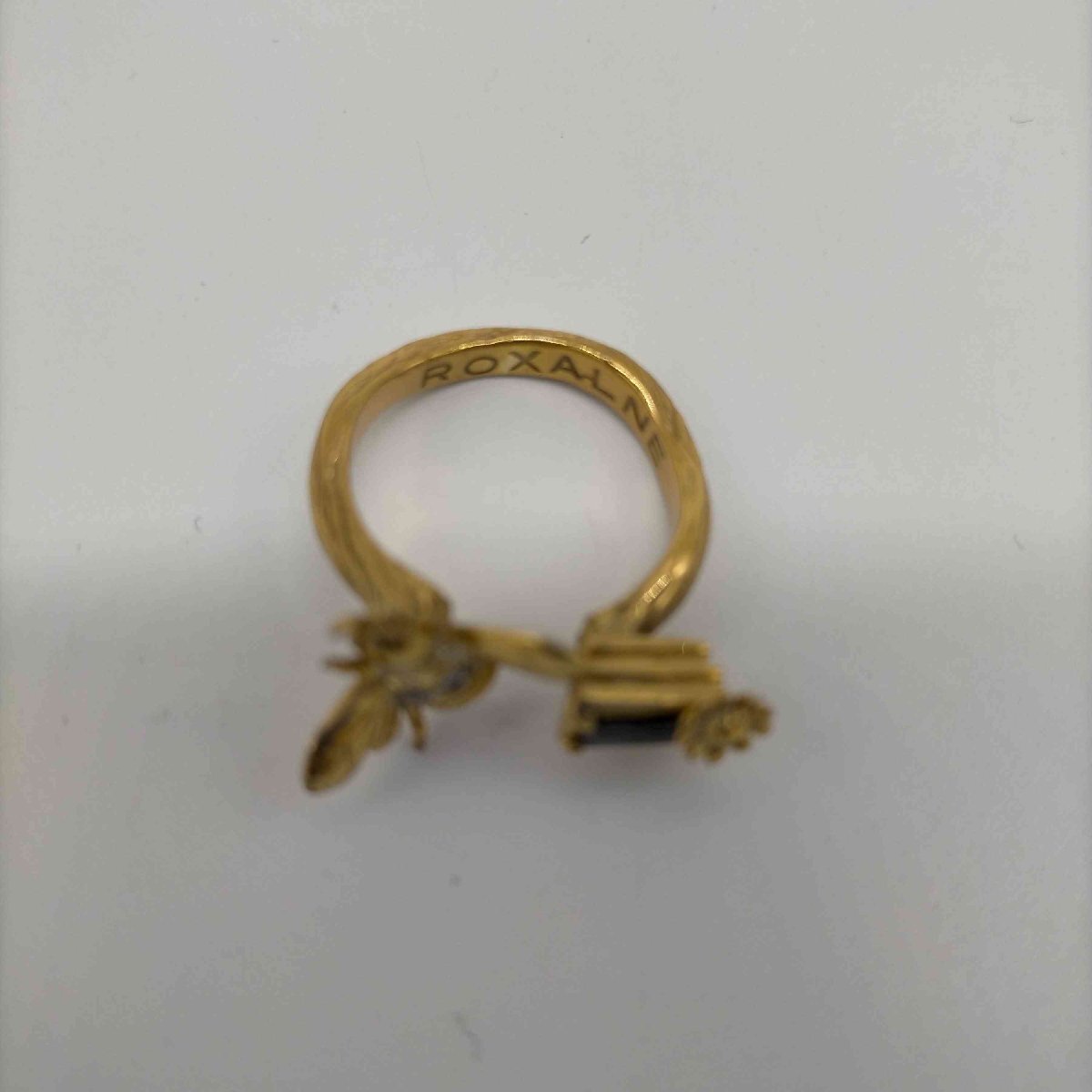 USED古着(ユーズドフルギ) ROXALNE HONEY BEE ONYX RING レディース 中古 古着 0132_画像6