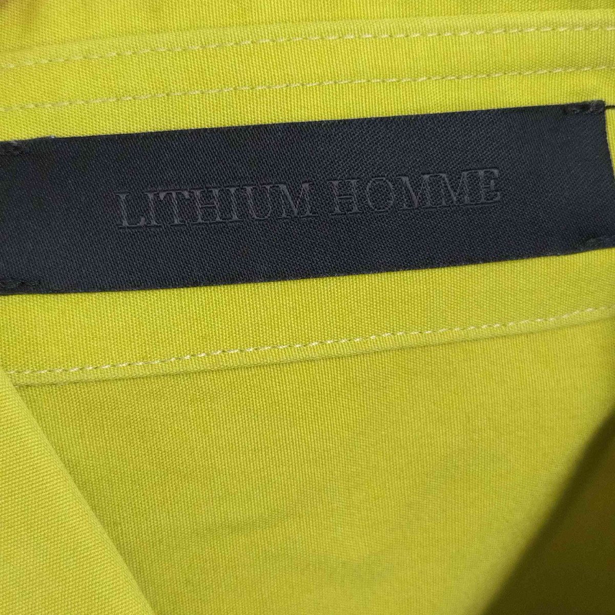 LITHIUM HOMME(リチウムオム) エポーレットシャツ メンズ 表記無 中古 古着 0245_画像6
