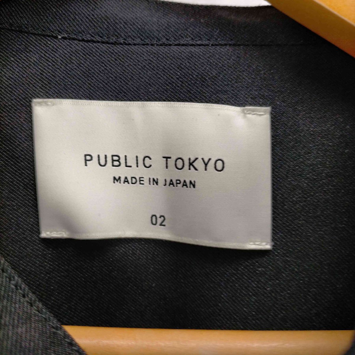 PUBLIC TOKYO(パブリックトウキョウ) ヘンリーネックポリL/S シャツ メンズ JPN：2 中古 古着 0325_画像6