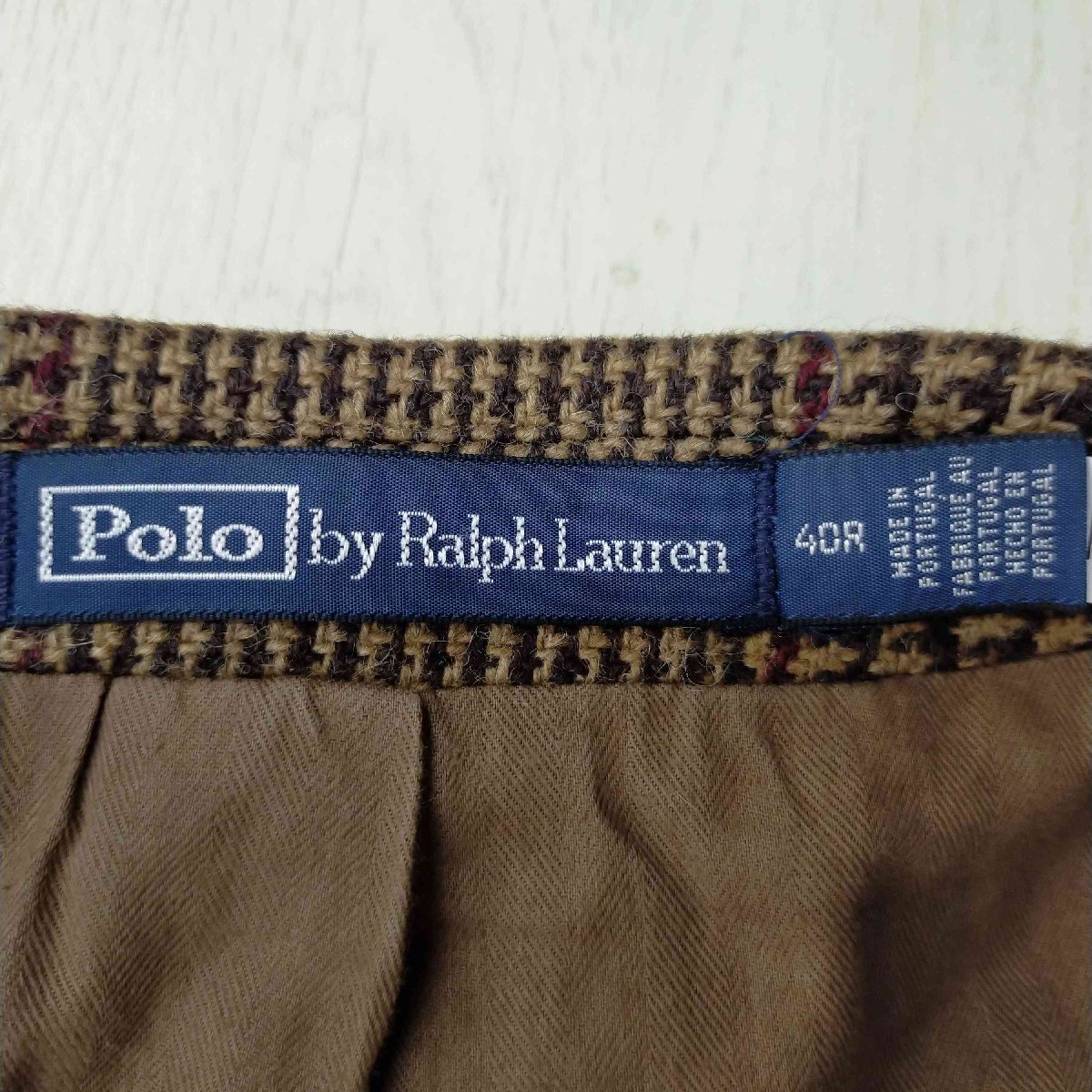 Polo by RALPH LAUREN(ポロバイラルフローレン) Polo Twees 千鳥柄 2Bテー 中古 古着 0402_画像6