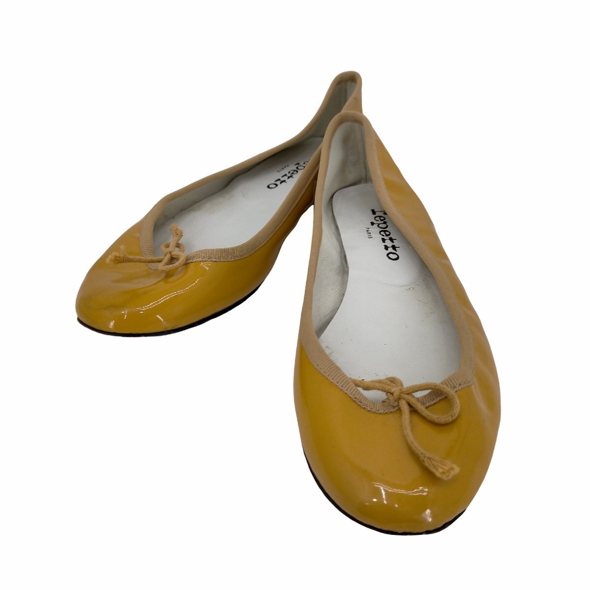 repetto(レペット) MADE IN FRANCE CENDRILLON パテントバレエシューズ レ 中古 古着 0823_画像1