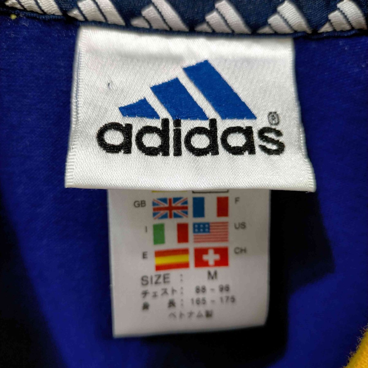 adidas(アディダス) 万国旗タグバイカラークルーネックTシャツ メンズ JPN：M 中古 古着 0907_画像6
