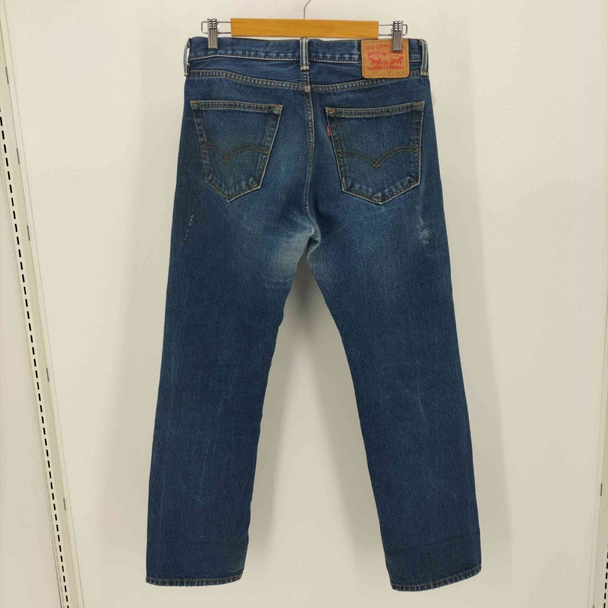 Levis(リーバイス) 505 Regular Fit ストレート デニム パンツ メンズ W32 L 中古 古着 0922_画像2