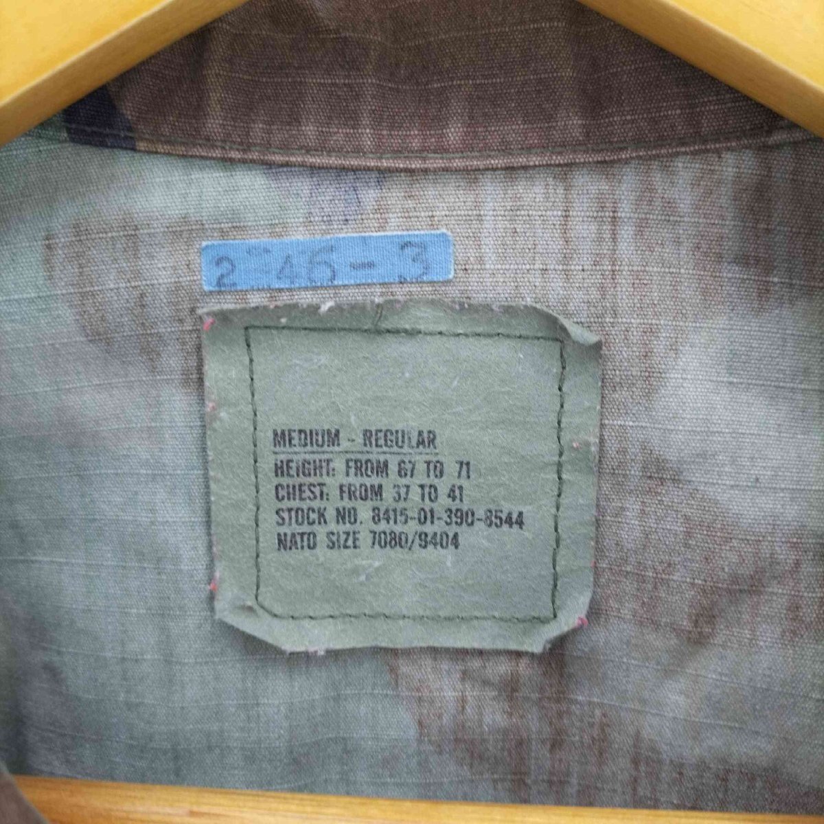 US ARMY(ユーエスアーミー) 90S ウッドランドカモ ミリタリージャケット 95年製 メンズ im 中古 古着 0506_画像6