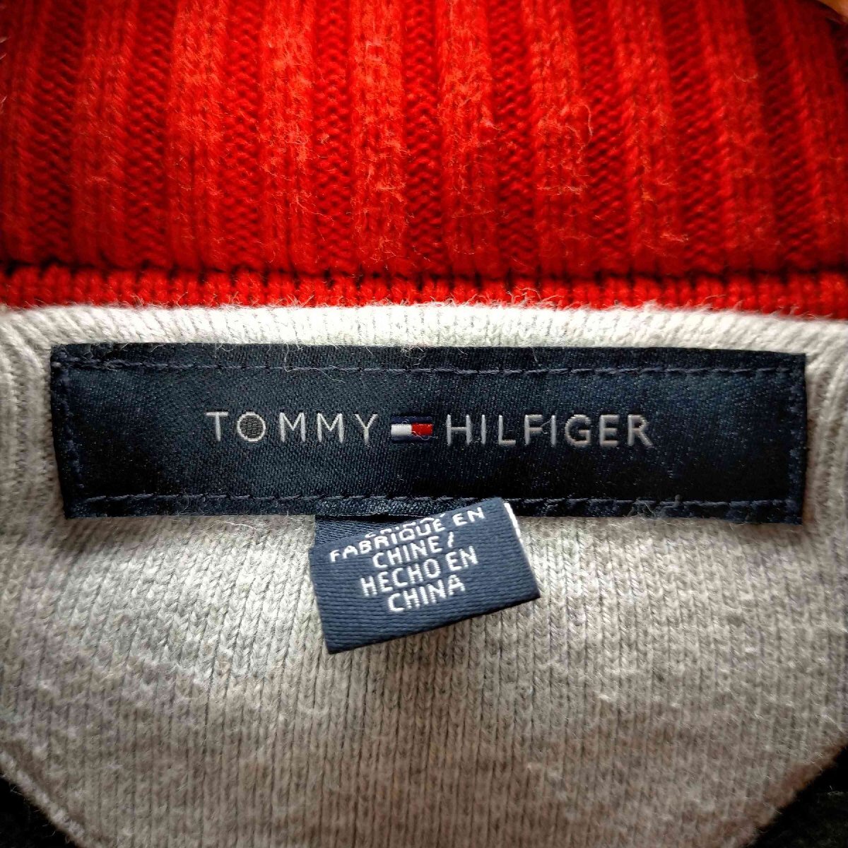TOMMY HILFIGER(トミーヒルフィガー) ハーフジップ ドライバーズニット メンズ import 中古 古着 0747_画像6