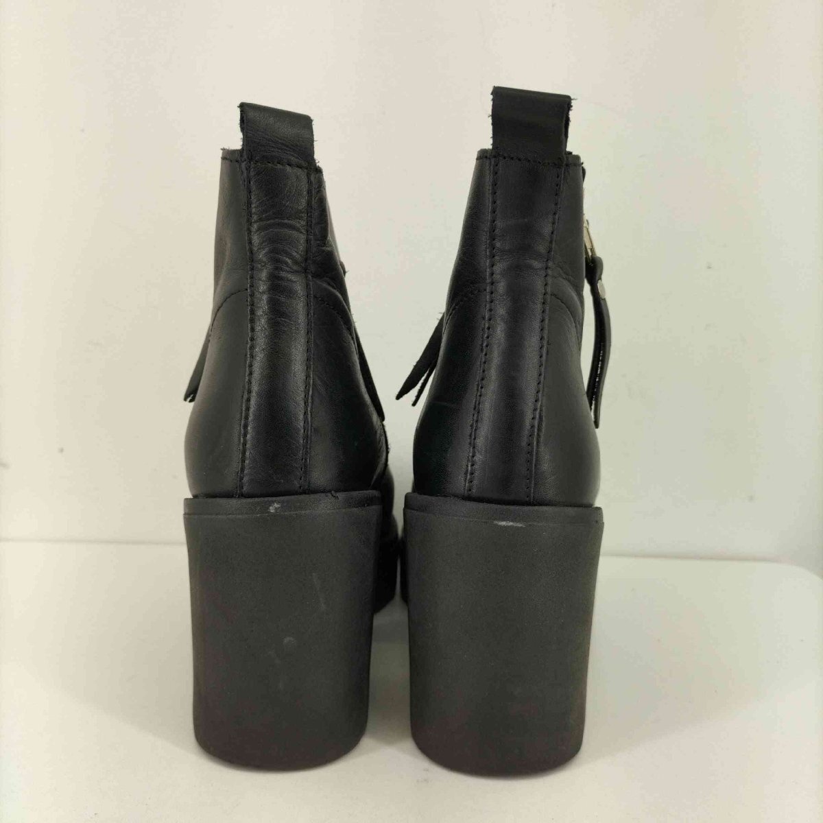 STEVE MADDEN(スティーブマデン) サイドジップアンクルブーツ レディース EUR：39 中古 古着 0829_画像3