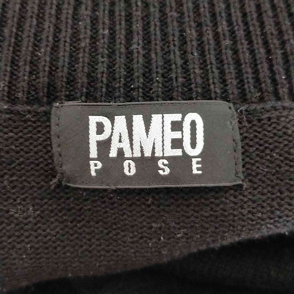 Pameo Pose(パメオポーズ) SIDE LINE KNIT DRESS レディース FREE 中古 古着 0603_画像6