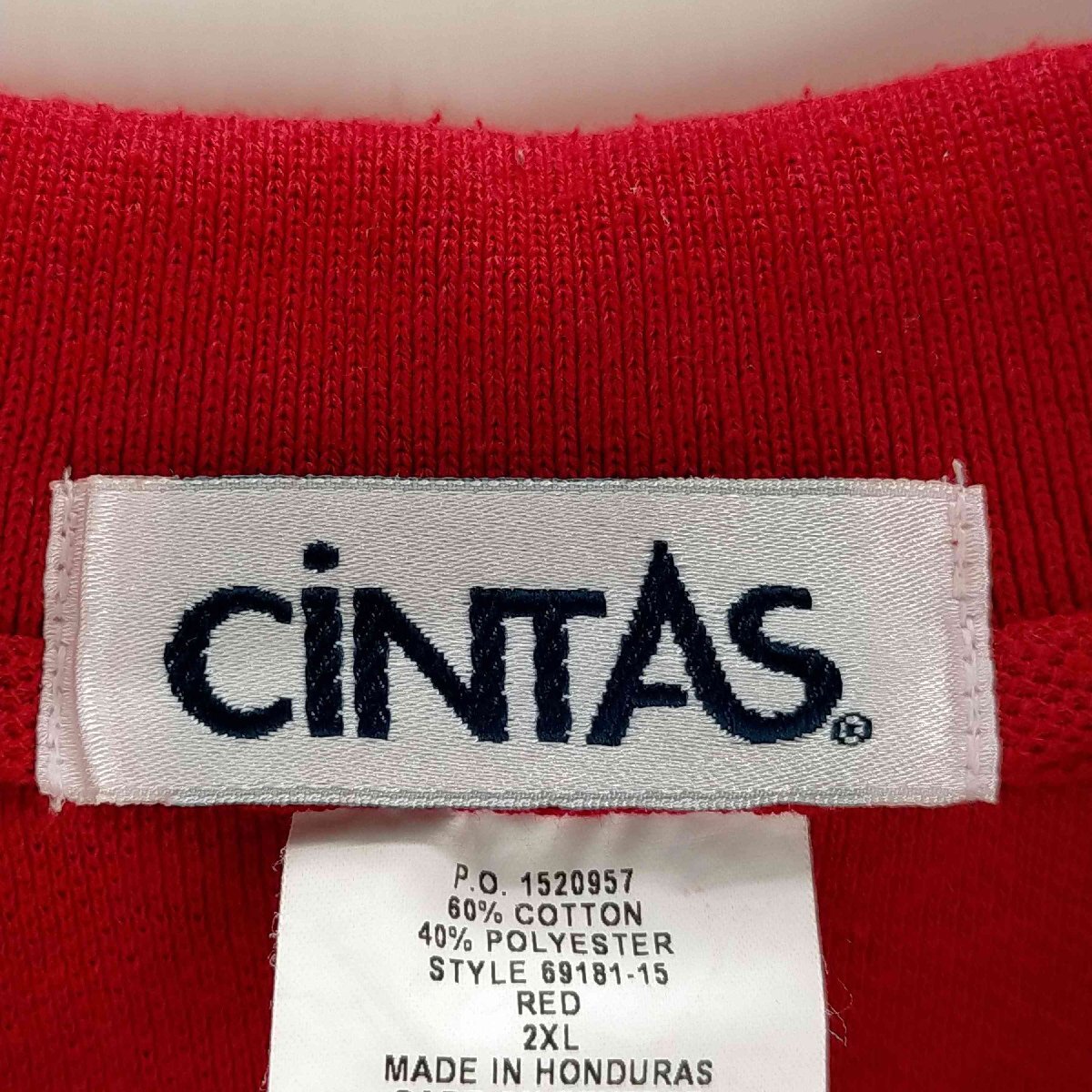 CINTAS(シンタス) SALA刺繍 コットンポリ 半袖ポロシャツ メンズ 2XL 中古 古着 0648_画像6