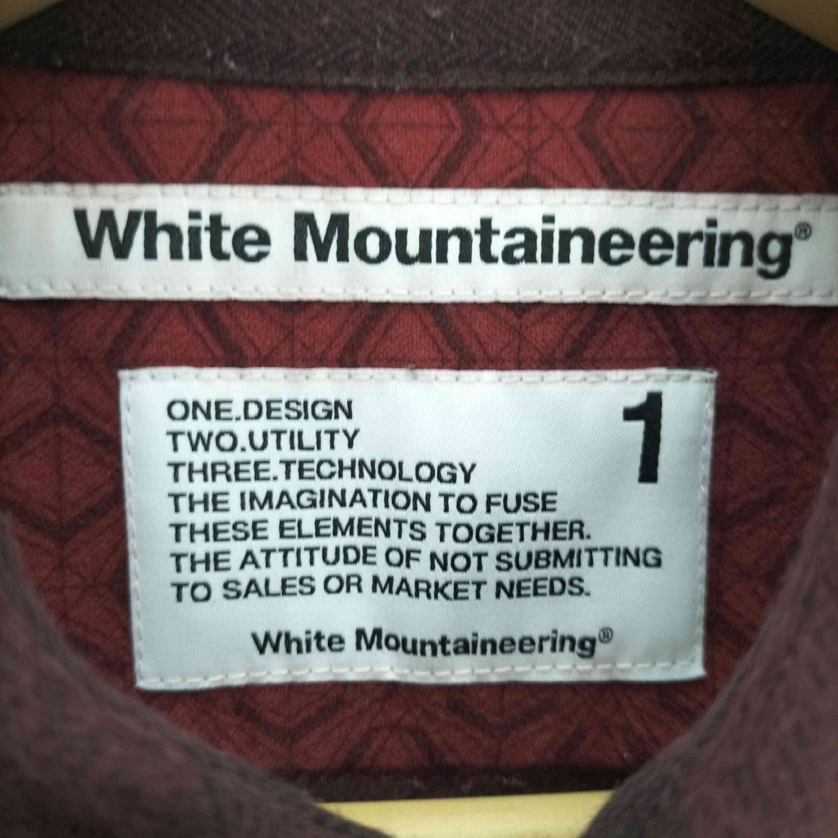 WHITE MOUNTAINEERING(ホワイトマウンテニアリング) 18AW HERRINGBONE 中古 古着 0906_画像6