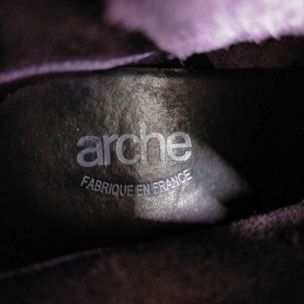 ARCHE(アルシュ) スウェードショートブーツ レディース EUR：35 中古 古着 0343_画像6