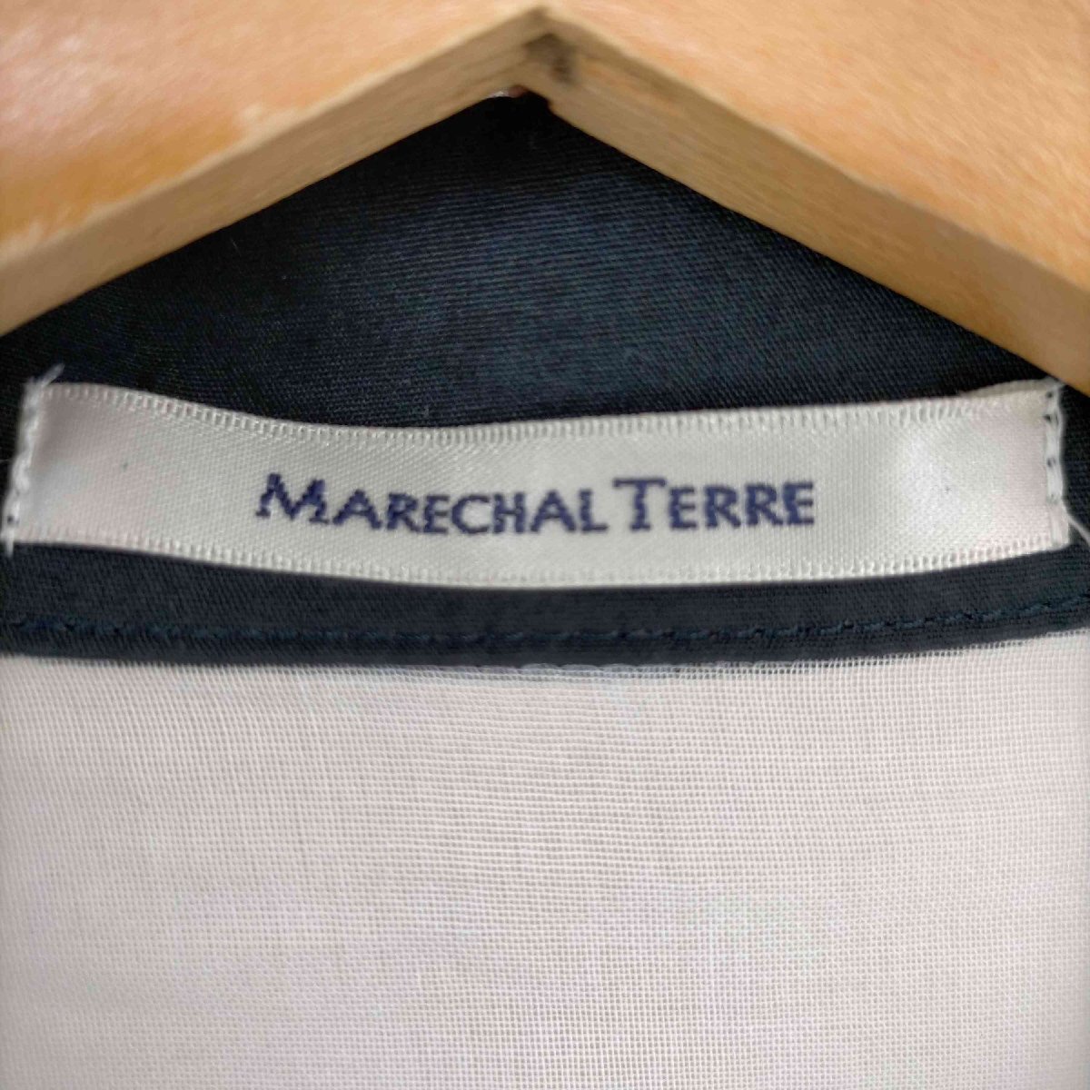 MARECHAL TERRE(マーシャル テル) 半袖シアーシャツ レディース JPN：2 中古 古着 0128_画像6