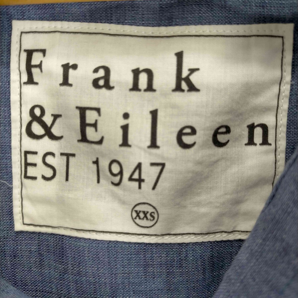 Frank & Eileen(フランクアンドアイリーン) ROSE 半袖 リネンシャツ レディース 中古 古着 0128_画像6