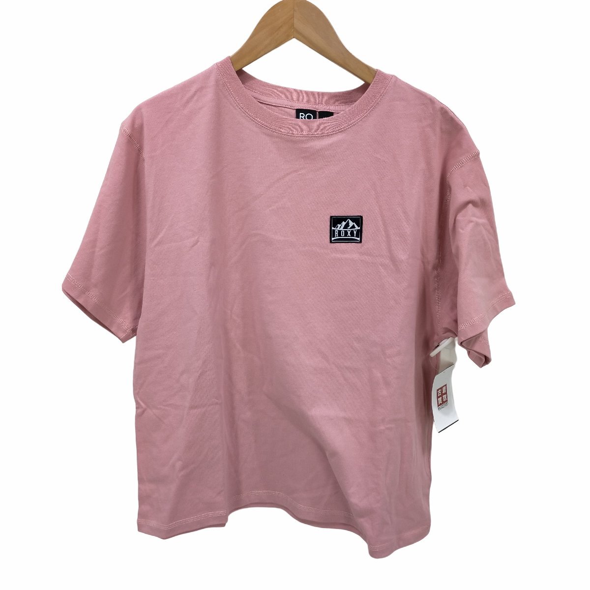 ROXY(ロキシー) ロゴ刺繍 バックプリントTシャツ レディース JPN：M 中古 古着 0230_画像1